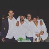 Giuseppe con i suoi amici di sempre